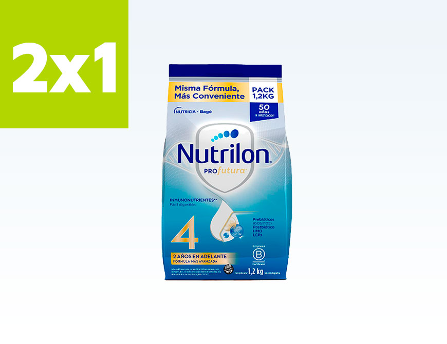 Nutrilon 3 y 4 x 1,2 kg