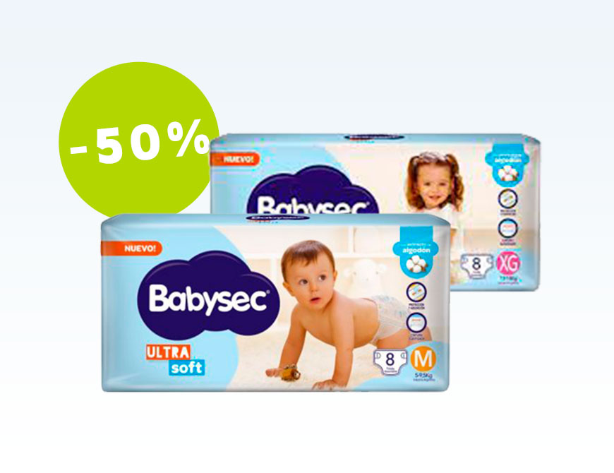 Babysec Ultra Soft Pañales