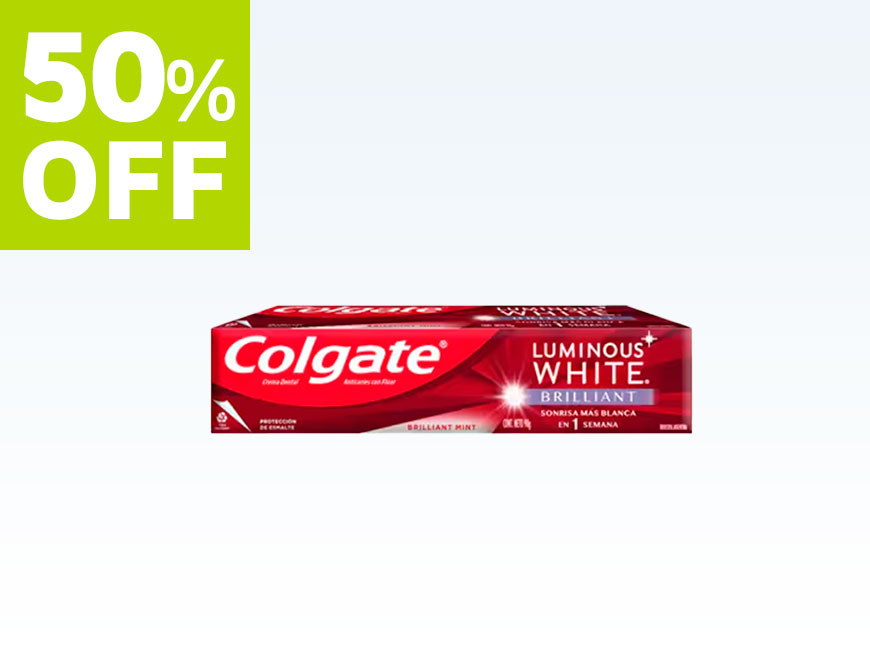 Colgate Crema Dental Luminous white